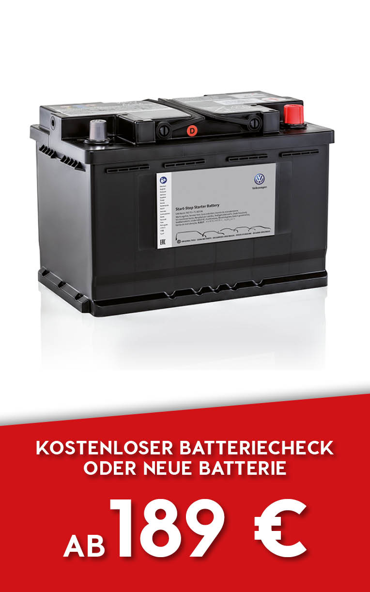 Herbstaktion - kostenloser Batteriecheck oder neue Batterie ab 189 €